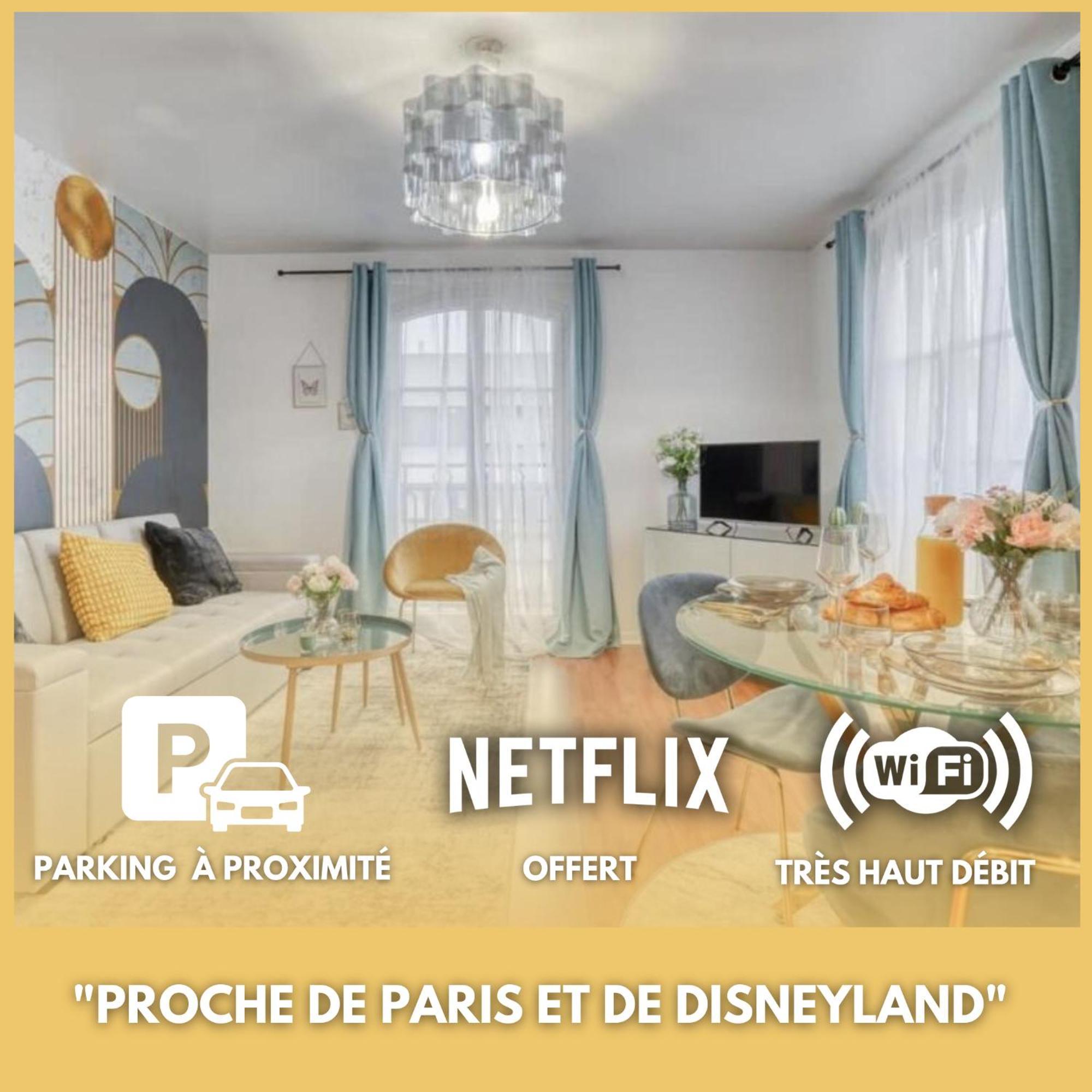 L'Elegant Chic-T2-Paris-Disneyland Jo Paris 2024 诺伊斯·勒·格兰德 外观 照片